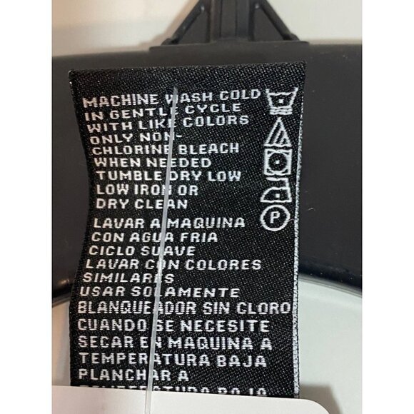 New Premise Black & White Slinky Sleeveless Stretchy Blouse Women's Size Medium - Picture 5 of 9